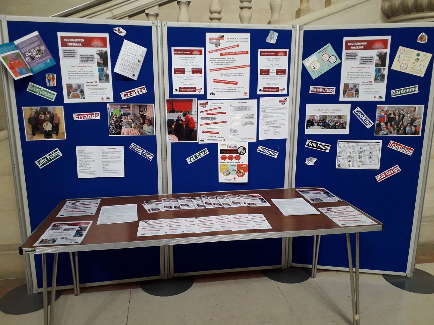Promoting the Timebank @ Civic Centre